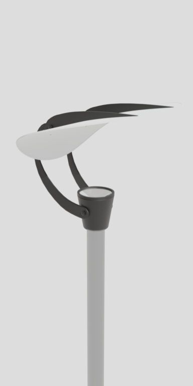 Современный светильник 12 Mercury, отражающий свет от белой панели