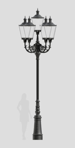 Высокий фонарь, четырехрожковый B5A/03