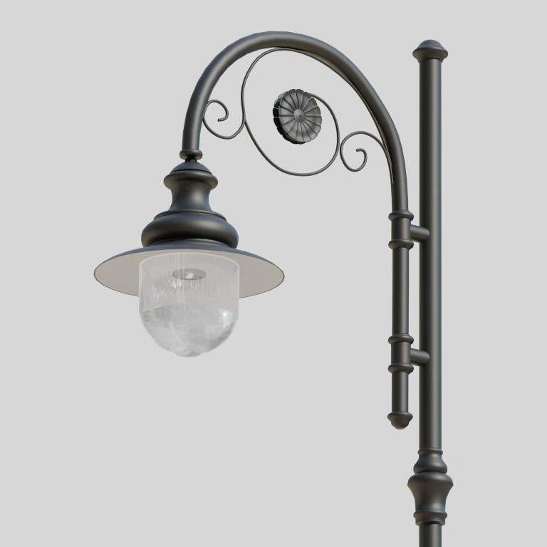 High street lantern D4b/2/4 D6b_1xR29_1x04-STANDARD by Art Metal sp. j.