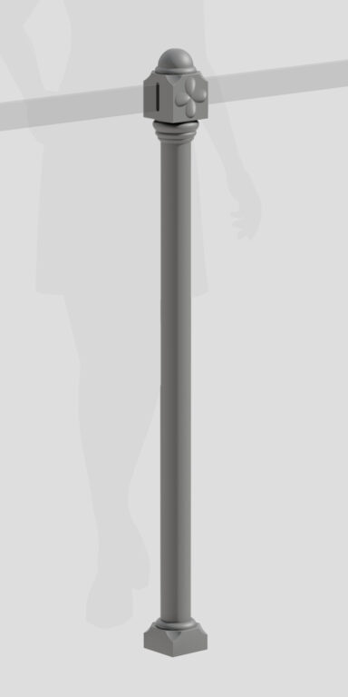 Забор S3, часть системы ограждения